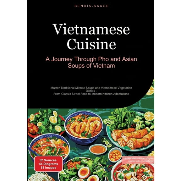 Vietnamese Cuisine: A Journey Through Pho and Asian Soups of Vietnam: Master Traditional Miracle Soups and Vietnamese Ve, (Paperback)
