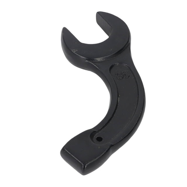 Single Open Ended Wrench Spanner, High Carbon Steel Bent Handle Open End Wrench with Curved Ergonomic Design for Automotive Repair Industrial Maintenance
