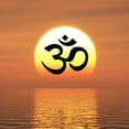 thumbnail image 2 of Om Sign Sunset 06 Wall Mural by Wallmonkeys Peel and Stick Graphic (36 in H x 36 in W) WM287271, 2 of 4