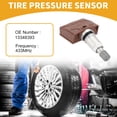 thumbnail image 2 of Sensor de presión de neumáticos Unique Bargains No.13348393 para Chevrolet Corvette 2014-2019 TPMS Sensor 1 Pc 433MHz, 2 of 7