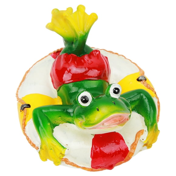 Adornos para Estanque de Ranas Jadeshay Resina Flotante Decoración de Jardín