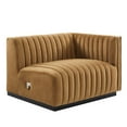 thumbnail image 6 of Conjure Channel Tufted Performance Velvet 4-Piece Sofa-EEI-5767-BLK-COG, 6 of 6