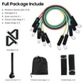 thumbnail image 6 of 150lbs Resistance Bands for Working Out, Exercise Bands, Workout Bands, Resistance Bands Set with Handles for Men Women , Weights for Strength Training Equipment at Home, 6 of 7