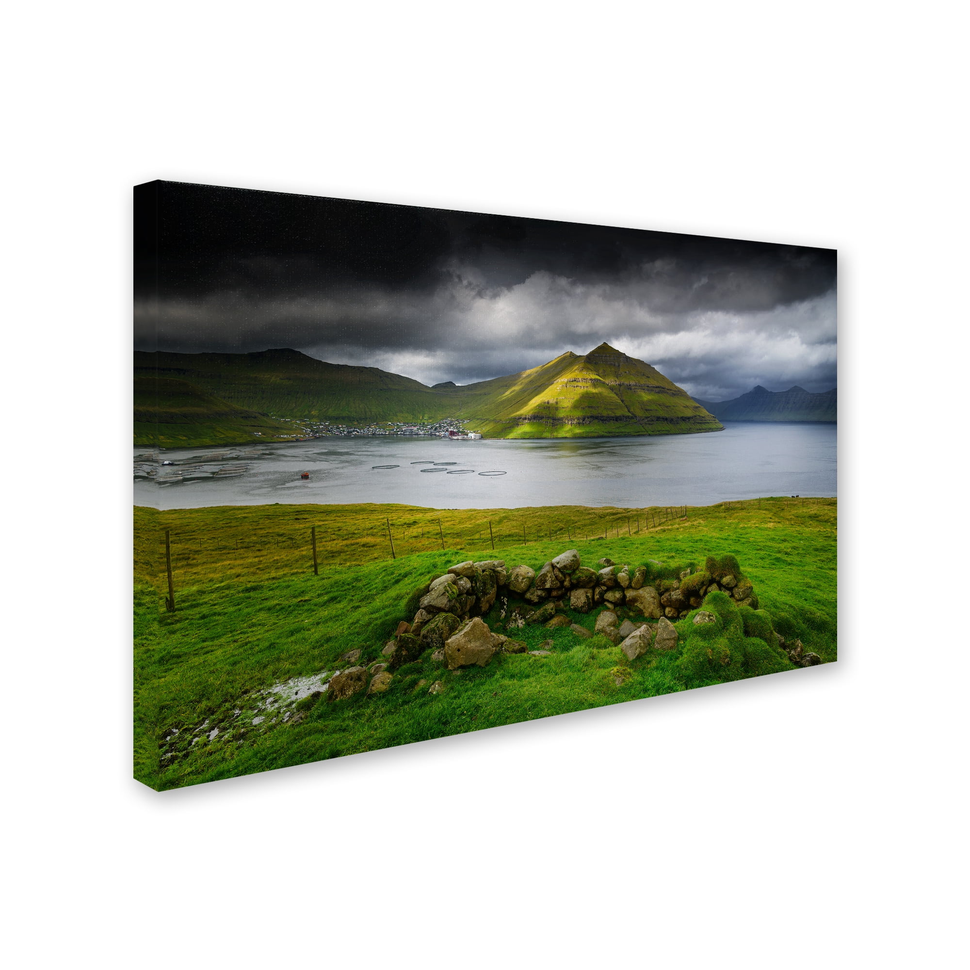 Trademark Fine Art 'Viking Landscape' Canvas Art by Philippe Sainte-Laudy