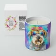 thumbnail image 2 of Schnauzer Hippie Dawg Decorative Soy Candle, 2 of 5