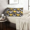 thumbnail image 6 of Pofeuu Mouse Cheese Print Polyester Microfiber Plush Pillowcases, Super Soft and Cozy Pillow Case Covers with Envelop Closure（Pillow core not included）-20"x30", 6 of 6