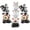 Ghost & Spooky Eyeball, variant on Halloween Standing Pumpkin Foil Balloons Set - 4 Pack Self-Standing Jack-o'-Lantern Balloons, Air-Fill Halloween Decorations for Party, Yard & Haunted House