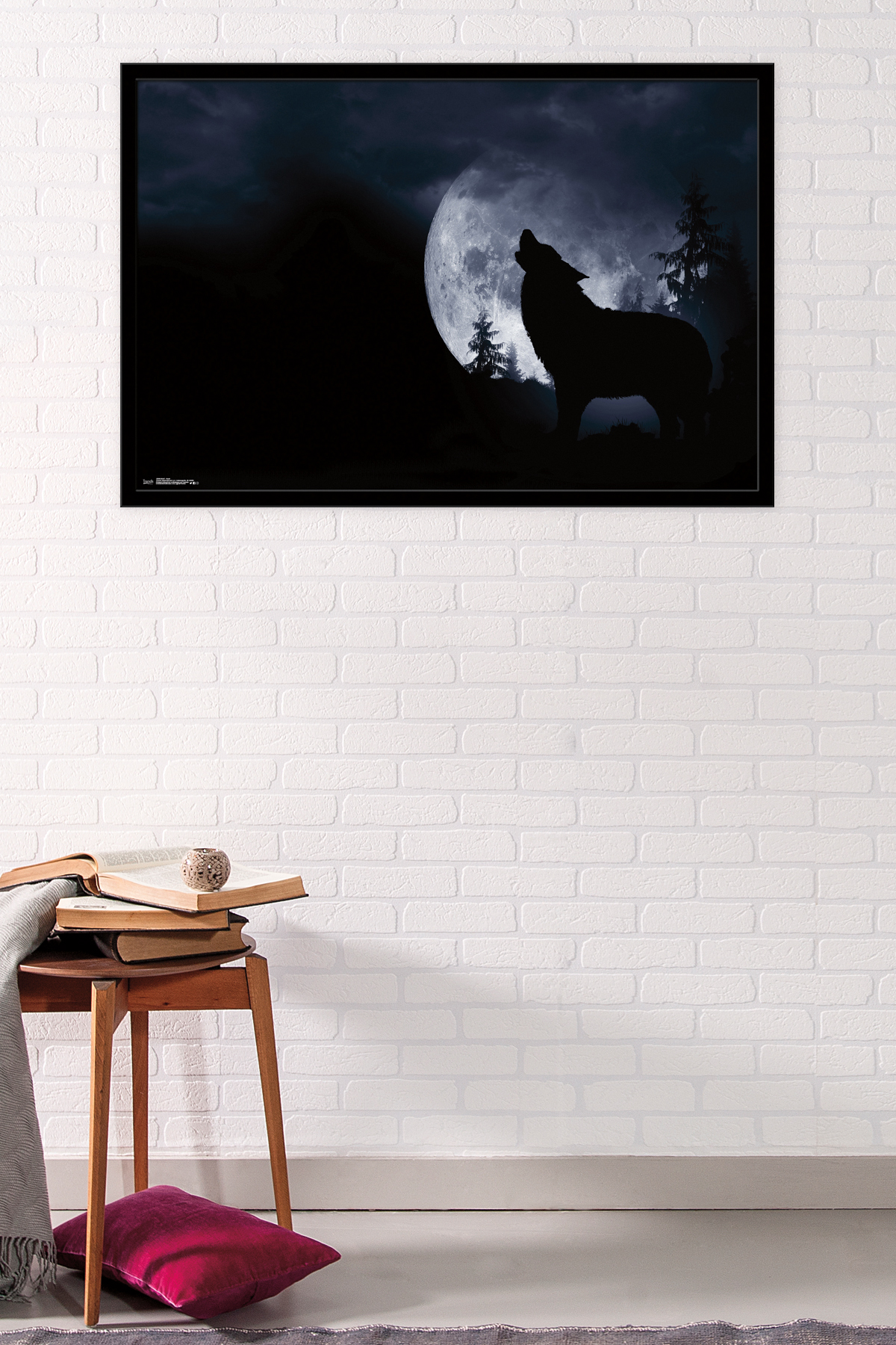Wolf - Howl Wall Poster, 22.375" x 34", Framed