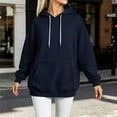 thumbnail image 5 of Njagoc3 Women Hoodies Sweatshirts Sweaters Hooded Oversized Long Sleeve Crewneck Shirts Fall Winter Outfits Pocket, 5 of 6
