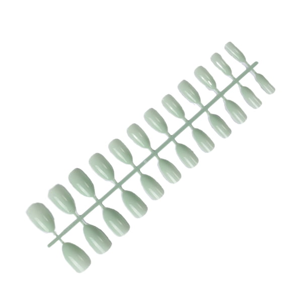 Uñas Postizas Soidarity 24 Piezas Accesorio de Moda para Mujer Manicura Verde Matcha