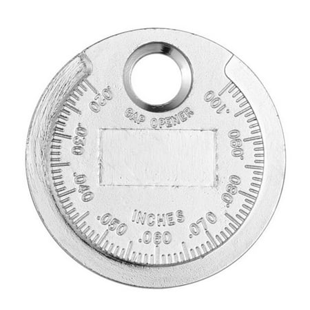 

Feiruifan High Accuracy Coin Shape Measurement Tool 0.02inch-0.1inch Coin Shape Alloy Steel Spark Plug Gap Gauge Measuring Tool
