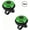 Green, variant on WLGJL 2 pack Aluminum Classic Bike Bell, Loud Crisp Clear Sound (Purple)