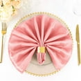 thumbnail image 4 of BalsaCircle 5 Pieces 20" Polyester Fabric Napkins Rose Quartz Pink, 4 of 8