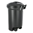 Hyper Tough 32 Gallon Wheeled Trash Can with Turn and Lock Lid