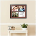thumbnail image 2 of ArtToFrames Collage Photo Picture Frame with 4 - 8x10 Openings, Framed in Black with Cognac and Black Mats (CDM-3926-3), 2 of 8