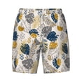 thumbnail image 4 of Lsque Mens Swim Trunks Hawaiian Style Pattern - Bathing Suit Compression Liner - Beach Swim Shorts Swimwear - (S-3XL) - Stretch Quick Dry -Small, 4 of 9