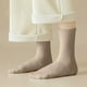 thumbnail image 4 of Calcetines de invierno para mujer, calcetines de tubo medio con forro polar para mayor calidez y protección contra el frío, calcetines de forro polar, calcetines de algodón para mujer, 4 of 7
