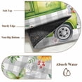 thumbnail image 6 of Easter Truck Round Area Rug 3Ft Washable Small Circle Rugs for Kitchen Entryway, Spring Floral Eggs Butterflies Leaves Gray Plaid Non-Slip Carpet Floor Mats Indoor Outdoor Carpet Runner Home Decor, 6 of 8