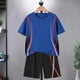 thumbnail image 2 of Odeerbi 3-14 Años Niños Trajes de Verano de Atletismo de Secado Rápido Deportes Correr Tops Pantalones Cortos Conjunto de Manga Corta Cuello Redondo Pantalones Cortos Traje, 2 of 7