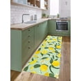 thumbnail image 4 of Lemon Kitchen Rug Lemon Kitchen Mat Lemon Rug Lemon Rugs for Kitchen Rug Kitchen Blue Green Rustic Rugs Decorations Non-Slip Floor Mat Doormat Runner Rug for Kitchen, Laundry, Living Room, Front Door, 4 of 5