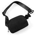 thumbnail image 3 of Mini riñonera ajustable de nailon antirrobo en la cintura bolsas de fitness (negro) Tmvgtek Para Estrenar, 3 of 9