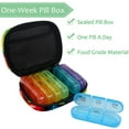 Weekly Health Manager Fresh Fruits's Travel AM PM Pill Box 7 Day, with