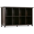 thumbnail image 1 of Allora Table Console en Bois Massif avec Rangement à 8 Cubes Hickory Brun, 1 of 6