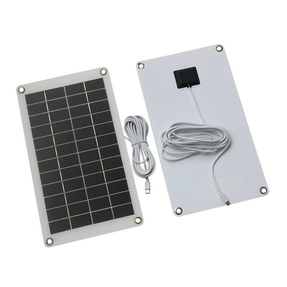 Solar Panel for Security Camera Outdoor 12V 10W Solar Panel Charging Adapter Rechargeable Camera Solar Panel Controller