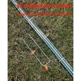 thumbnail image 4 of 2025 Sprinkler Hose & Soaker Hose for Yard - 25 FT Reinforced Flat Garden Hose with Holes, Heavy Duty No-Kink Lawn Irrigation Hose (Includes Stakes, High Pressure Spray), 4 of 6