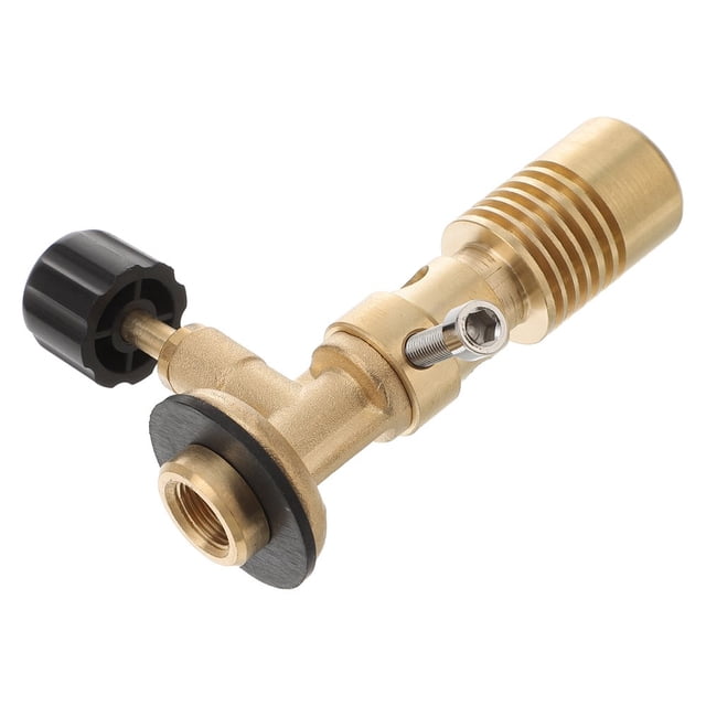 LOVEVER Portable Bunsen Burner for Home Use with Brass Material and Gas Flow Adjustment 5 Inches
