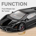 thumbnail image 5 of 1:24 Lambor Revuelto Miniature Alloy Diecast Car Models Toys Supercar 4 Doors Opened Vehicles Toddler Kids Gifts, 5 of 8