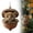 A17, variant on 2d Squirrel Forest Animal Acorn Ornaments,Seasonal Cute Animals Hanging Cozy Forest Christmas Ornaments,Fall Forest Wildlife Hanging Ornament Christmas Tree Decorations