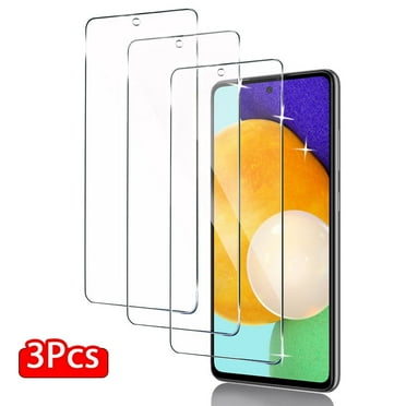 Zonyee HD Glass Film Compatible for Samsung Galaxy A52 4G/A52 5G 6.5" Tempered Glass Screen Protector, Anti-Scratch, Bubble-Free, Easy Install, 3 Pack