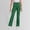 Green, variant on Krdevn Tween Girls Straight Pants School Unifor M Stretchy Leggings,9-10 Years