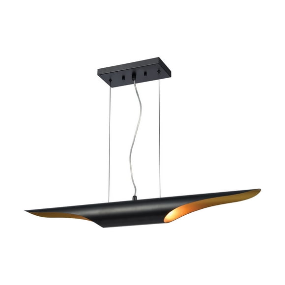 Elk Lighting 1140-060 Island Light, Matte Black