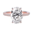 thumbnail image 3 of Birdeem Bague de Fiançailles Coupe Ovale Classique, 3 of 5