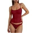 thumbnail image 1 of Women's Solid Color Yoga Tight Sports Tank Top Strap, 1 of 6