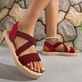 thumbnail image 4 of CFLVAEK Flat Sandals for Women Comfort Arch Support Ankle Strap Sandals Summer Casual Beach Walking Sandals Open Toe Vacation Shoes Size 8.5, 4 of 4