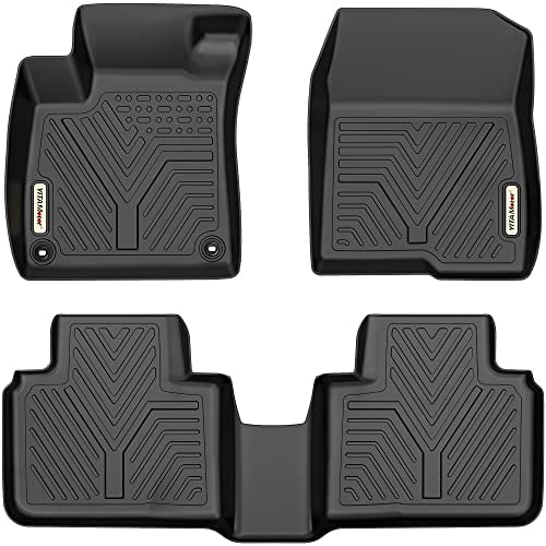 YITAMOTOR Floor Mats Compatible with Honda Accord, Custom Fit Floor Liners for 2018-2022 Honda Accord, 1st &amp; 2nd Row All Weather Protection, Black