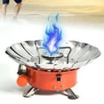 thumbnail image 1 of Portable Mini Camping Stove Lightweight Portable Windproof Mini Outdoor Stove for Outdoor Cooking Survival, 1 of 5
