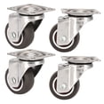 thumbnail image 2 of 4 ruedas giratorias universales TPR silenciosas de 360 grados de repuesto para muebles de silla de casa 38 ruedas de dirección, 2 of 15