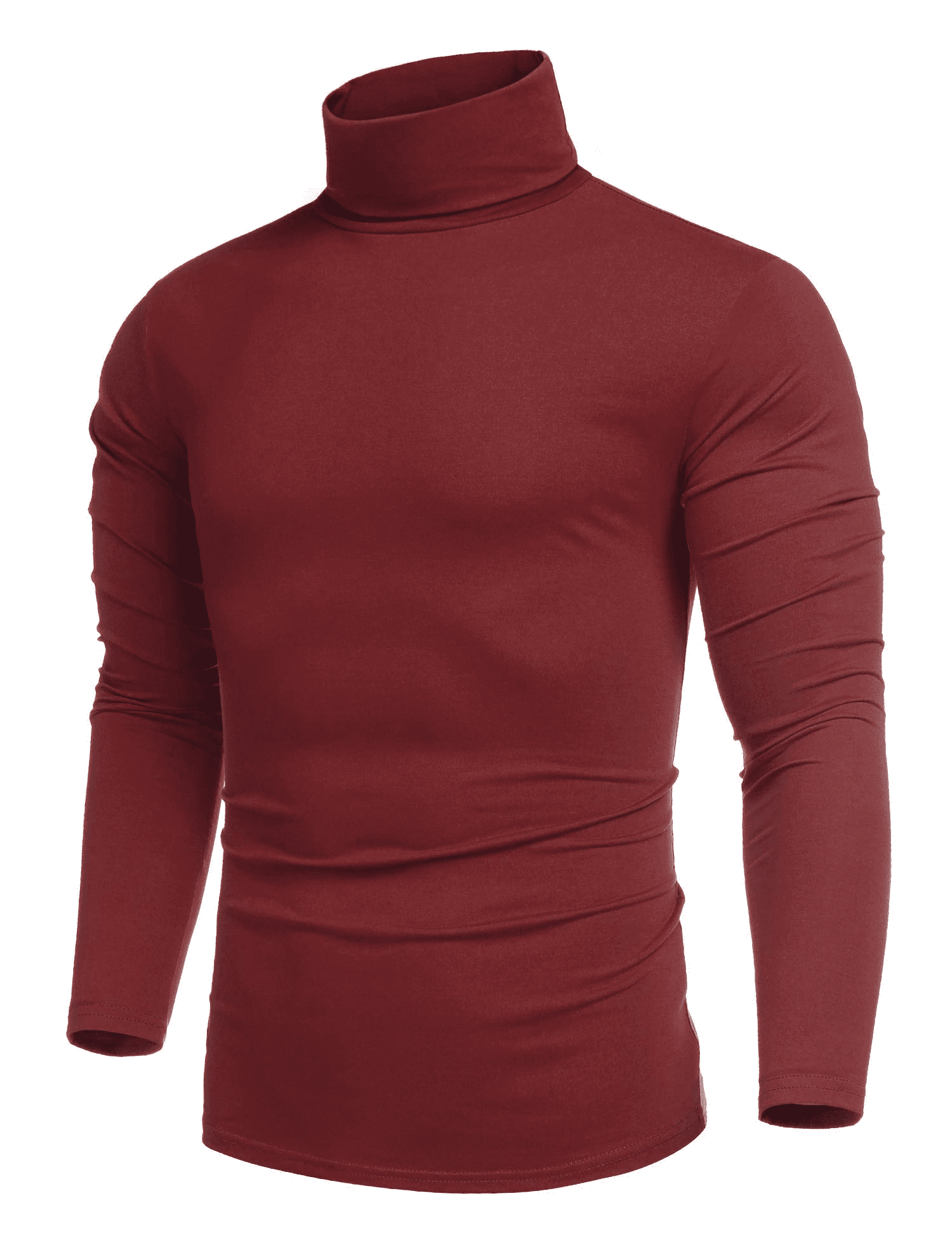 COOFANDY Men's Casual Slim Fit Turtleneck T Shirts Lightweight Basic