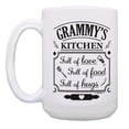 thumbnail image 2 of ThisWear Grammy Appreciation Gift Grammy's Kitchen Full Of Love Food Hugs 2 Pack Ceramic 15oz Coffee Mug Set Grammy, 2 of 4