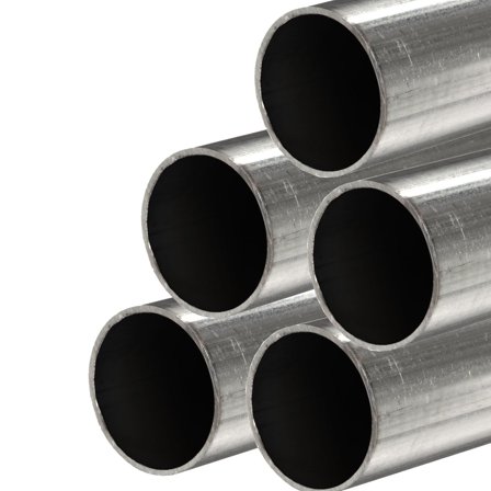 304 Stainless Steel Round Tube, 5/32" OD x 0.015" Wall x 48" long, Seamless (5 Pack)