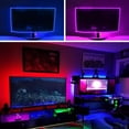 thumbnail image 2 of Mistaha DC5V 6W 0.5M 30 LEDs Bande Lumineuse RGB avec Télécommande Alimentée par USB Luminosité Réglable Dimmable 16 Couleurs Changeantes Multicolores Flash/ Stroboscopique/dégradé/ Lisse 4 Modes IP65 Eau, 2 of 8