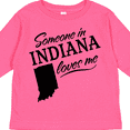 thumbnail image 4 of Inktastic Someone in Indiana Loves Me Boys or Girls Long Sleeve Toddler T-Shirt, 4 of 5