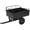 Black, variant on 750LBS 15CuFt Utility Dump Trailer, Heavy-Duty Steel Garden Cart, Removable Sides, Foot Pedal & Hand Pull, for ATV/UTV/Tractor