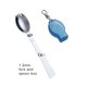 thumbnail image 3 of Naiovety Cubiertos para acampar de acero inoxidable, cubiertos portátiles, lavables, suaves, plegables, para exteriores, vajilla con estuche de Cocina y Comedor 1.2mm Spork Azul Naiovety HA075279-07, 3 of 6