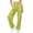 #02 Green 【Mix, Match & Rotate: Stock Up on Daily Colors】, variant on Plus Size Women's Casual Elastic Waist Pants with Pockets, Mid Waisted Full Length Solid Comfort Pants, Soft Stretchy Polyester Spandex, For Work Lounge Daily Wear, Womens