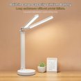 thumbnail image 4 of LED Desk Lamp Double Head Folding Brightness Adjustable Eye Caring Reading Table Light for Dormitory Office, 4 of 5